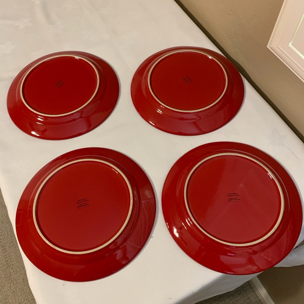 Pottery Barn Cambria Handcrafted Stoneware Salad Plates 2 plates have two sets - Picture 4 of 5